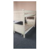 Minecraft era ATQ4013TLT. Bunk bed natural whitewash wood