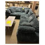 Hughes 24550 Mondo Charcoal Sectional