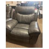 Hughes 8692 Propaganda Charcoal Recliner