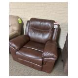Hughes 8962 Propaganda Rust Recliner