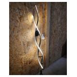 Swirl 27 in. Black LED Vanity Light Bar