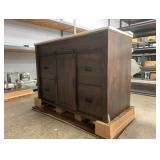 Brindley 48 in. W x 20 in. D x 35 in. H Single Sink Freestanding Vanity