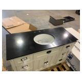 Artisan 48 in. Single Sink White Bath Vanity