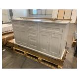 Doveton 60 in. W x 19 in. D x 34.5 in. H Double Sink Bath Vanity