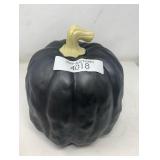 Falloween Medium Black Sheltered Porch Pumpkin 