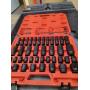45pcs 1/2" Socket Set, Drive Deep and Shallow Impact Socket Set