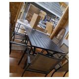 NUU GARDEN 7-Piece Outdoor Metal Dining Set