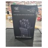 Knife Set, 15 Pcs Kitchen Knife Set with Block 