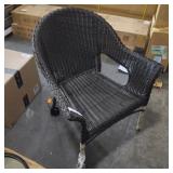Woven patio chair