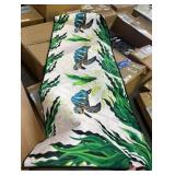 Turtle Runner Rug, 2x6ft, Aquatic Plant Marine Theme Runner