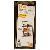 Black 4-Tier Metal Wire Shelving