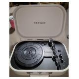 Suitcase Vinyl Record Player Turntable, Dune