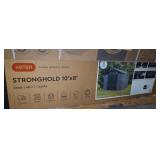 Stronghold 2.0 10 ft. W x 8 ft. D Durable Resin Plastic Storage Shed