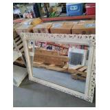 White Rustic Mirror