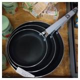 3pc set Tramontina frying pans
