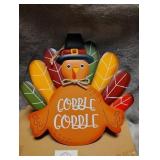 Metal Gobble Gobble Turkey D cor by Holiday Peak