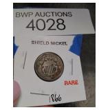 1866 Shield Nickel