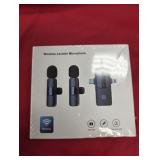 Wireless Lavalier Microphone Dual-Set, 3-in-1 Receiver
