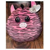 ZOEY PINK ZEBRA SQUISH 14"