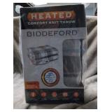 Biddeford Heated Throw, 62 x 50"