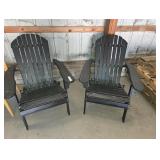 Two Adirondack Chairs