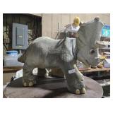 Animatronic Triceratops Ride On Dinosaur
