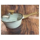 SENSARTE White Ceramic Nonstick Saucepan