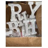 138pcs Happy Birthday Marquee Light Up Letters