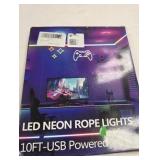 10ft Rgb Led Neon Rope Lights with Remote App Control