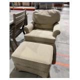 Chair with Ottoman 