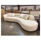 Cailey 131.1' Velvet Sofa