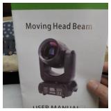 150W Moving Head Lights,18-Facet Prism Stage Beam Light 
