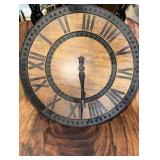 Infinity Instruments Wooden Barrel Wall Clock