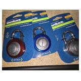 WordLock 4.5 in. H X 2.25 in. W X 2-1/4 in. L Steel 3-Digit Combination