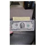 1976 Bicentennial $2 Note- coin