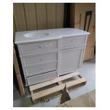 Marble top bathroom vanity