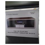 Vintage Style Home CD Player with Bluetooth