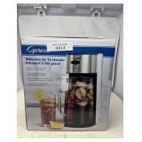 Capresso 2.5 qt Black/Silver Iced Tea Maker