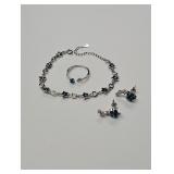 Bracelet, Ring & Earrings - Shooting Stars