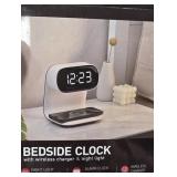 WILIT Alarm Clock with Wireless Charging