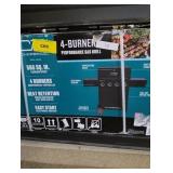 Char-Broil 4 Burner 25000 BTU Gas Grill 463351125 Black/Silver