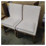 Steve Silver Co Aubrey Brown Arm Chair, Set of 2