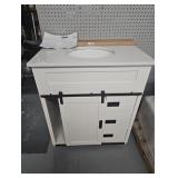 30" Vanity with Backsplash