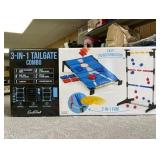 EastPoint 3-in-1 Cornhole Ladderball Bottle Smash Outdoor Game