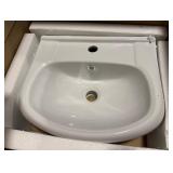 White Ceramic Vessel Sink