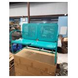 Retro Metal Loveseat