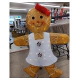 Hammacher Schlemmer 47" Twinkling Gingerbread Woman