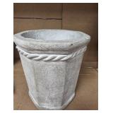 Octagon Concrete Planter