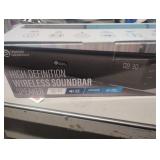 Lifestyle advanced high definition wireless sound bar.