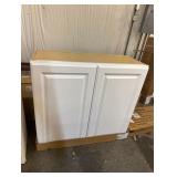 Hampton 33 in. W x 12 in. D x 30 in. H Assembled Wall Cabinet